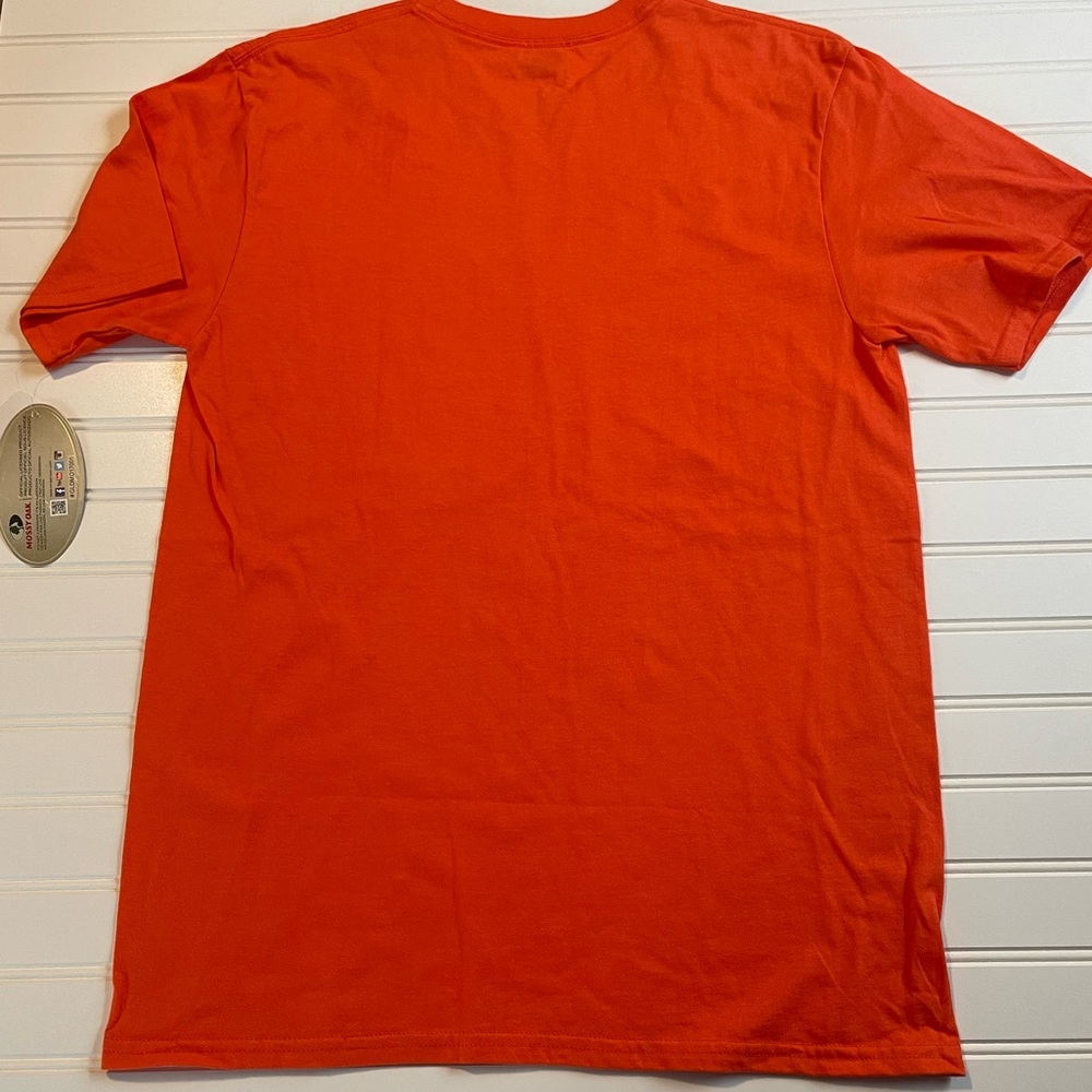 Medium Mens Orange Mossy Oak Shirt - Picture 2 of 3
